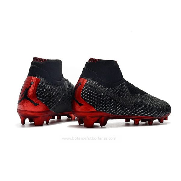 Nike Phantom VSN Elite DF FG Jordan x PSG Negro Rojo